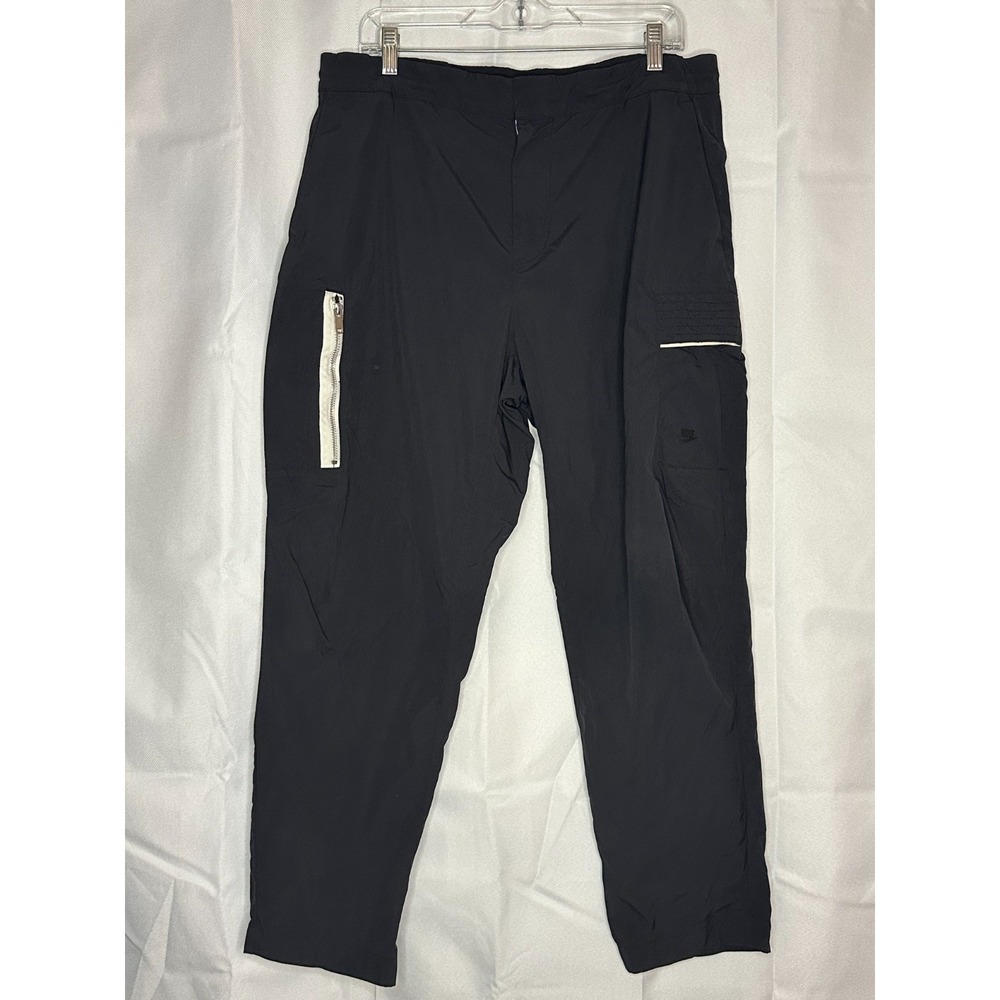 Nike Sportswear Tech Pack Utility Pants Black Mens 36 Cargo Zip DM6681-010